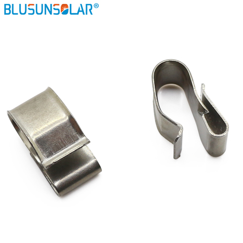 10 PCS/Lot Solar PV Cable Clips/Clamp With Stainless Steel  For PV Solar Cable Wire XJ0210 ► Photo 1/6
