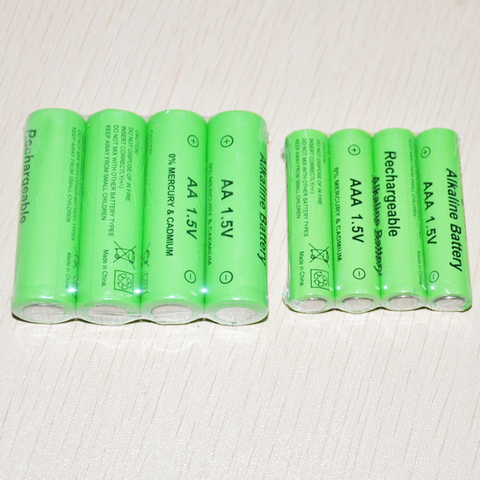 1.5V Alkaline AA Rechargeable Battery Cell, 16PCS 