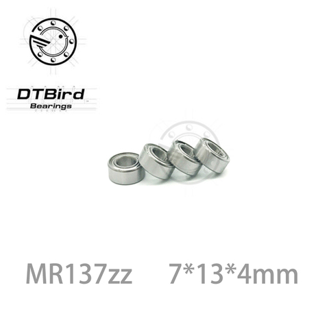 (1pcs) High Quality Miniature Stainless Steel Deep Groove Ball Bearing (stainless Steel 440C Material) SMR137ZZ 7*13*4 Mm ► Photo 1/6