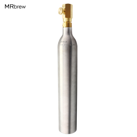 Soda water 0.6L Bottle Tank Cylinder with Valve TR21*4 High Compressed Bottle with Refill  Soda Adapter W21.8-14 or CGA 320 ► Photo 1/5