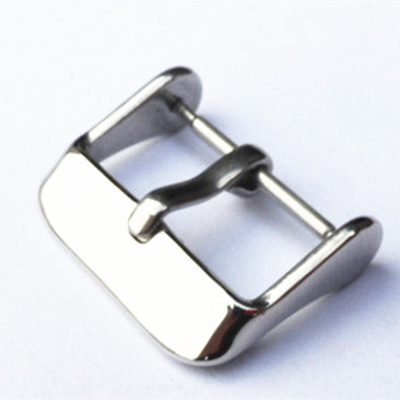 Wholesale 100pcs/lot watch buckle 304 Stainless steel watch buckle smooth polish with spring bar 14MM 16MM 18MM 20MM 22MM ► Photo 1/3