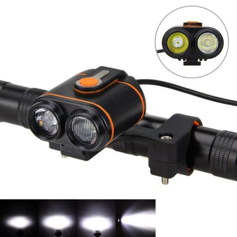 2400 Lumens Super Bright Waterproof 2*XML T6 Bike Front Light Bicycle light Led Bike Headlight With Battery Pack for Cycling ► Photo 1/1