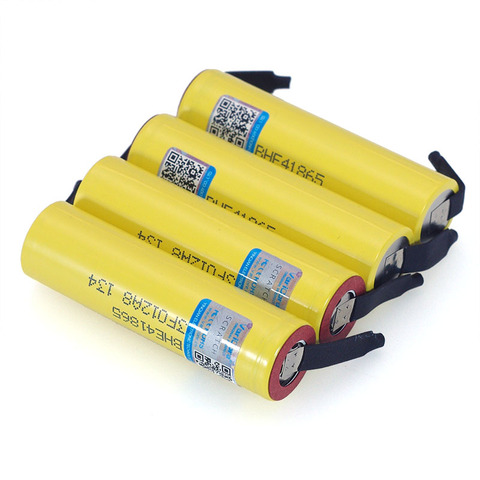 100% New Original HE4 18650 Rechargeable li-lon battery 3.6V 2500mAh Battery 20A 35A discharge + DIY Nickel sheet ► Photo 1/5