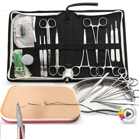 Medical Science Aids training Surgical instrument tool kit/surgical suture package kits set for student ► Photo 1/5