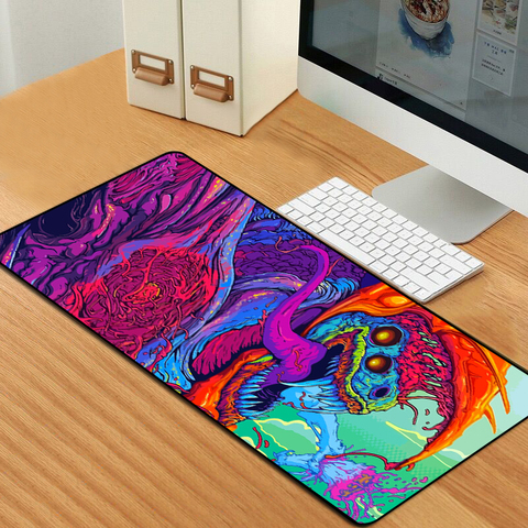 Sovawin 80x30cm XL Lockedge Large Gaming Mouse Pad Computer Gamer CS GO Keyboard Mouse Mat Hyper Beast Desk Mousepad for PC ► Photo 1/6