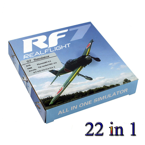 Newest 22 in 1 Simulator 22in1 USB RC Simulator for Realflight Support G7.5 G7 G6.5 G5 Flysky FS-I6 TH9X Phoenix5 ► Photo 1/4