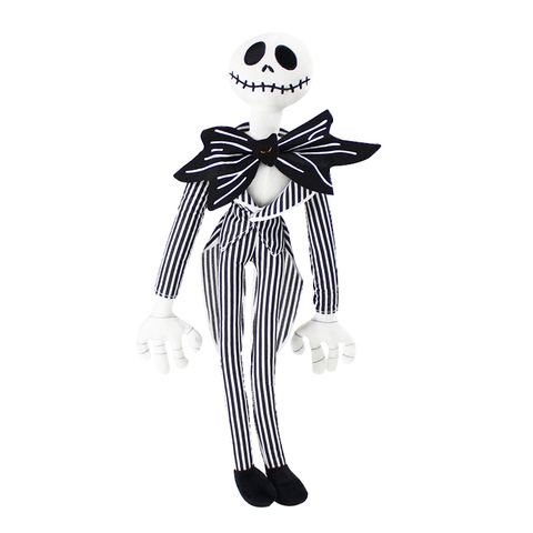 50cm The Nightmare Before Christmas Jack Skellington Sally Black Skeleton Skull Plush Toy stuffed doll Halloween Gift ► Photo 1/5