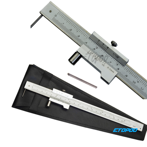 0-200mm 300mm 400mm 500mm Stainless steel Parallel marking vernier caliper marking gauge with Carbide scriber Marking Gauge tool ► Photo 1/6