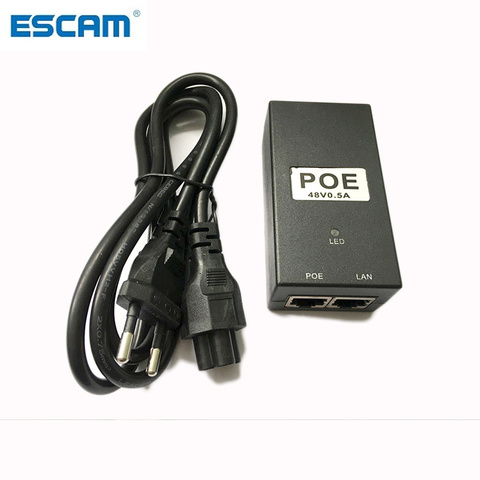 POE Injector 48V 30W PowerOver Ethernet Adapter For IP Phone