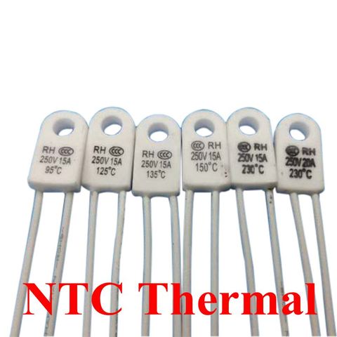 RH 95C 115C 125C 130C 135C 150C 180C 230C 240C Degree RH cutoff temperature fuse 15A 250V fan motor thermal fuse ► Photo 1/1