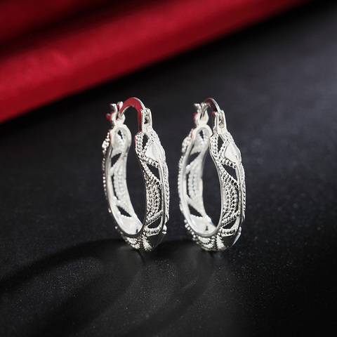 Promotion , for women silver color earrings fashion cute charms wedding jewelry fashion engagement classic jewelry LE039 ► Photo 1/4