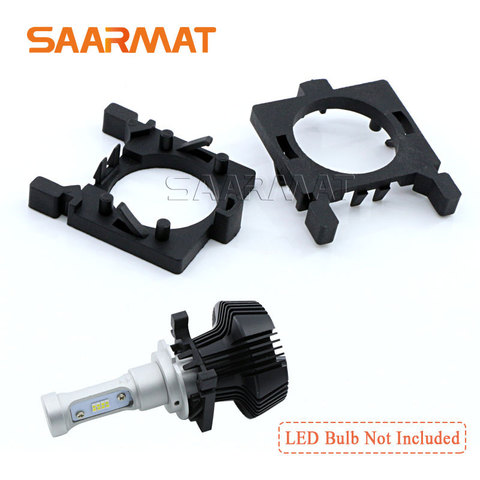 2Pcs LED Bulbs Adapter Base Holders for H7 Headlights Light Bulbs For Ford Focus Low Beam Car Model ► Photo 1/6