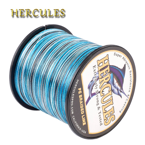Hercules Carp Fishing Accessories Multifilament Fishing Line 4 Strands PE Braided 100M To 2000M Weave Pesca Wire Floating Line ► Photo 1/6