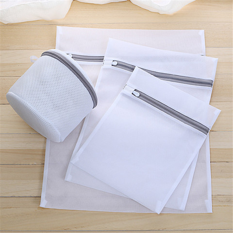 Mesh Laundry Bags for Washing Machine Travel Clothes Storage Net Zip Bag for Wash Bra Stocking and Underwear ► Photo 1/6