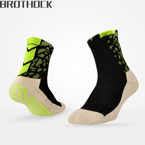 Brothock Football anti-skid socks men's sports socks thick towel bottom hot glue Tube anti-skid soccer sweat-absorbing socks ► Photo 1/6