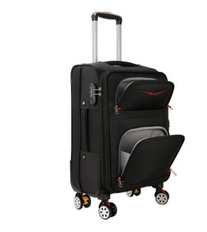 Men Travel Luggage Suitcase Oxford Spinner suitcases Travel Rolling luggage bags On Wheels Travel Wheeled Suitcase trolley bags ► Photo 1/6