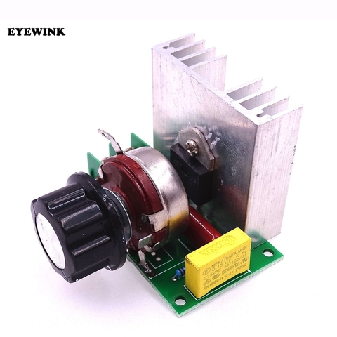 1pcs New AC 220V 3800W imported SCR thyristor power electronic dimmer,voltage regulator,speed and temperature silicon controlled ► Photo 1/4
