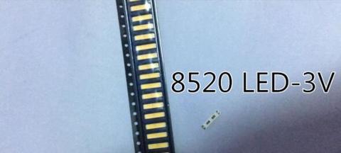 100PCS For LG SMD 8520 LED Backlight 0.5W 3V Cool white 50-55LM TV Application ► Photo 1/1