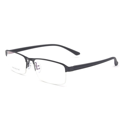 Reven Jate P9165 Optical Business Titanium Eyeglasses Frame For Men Eyewear Semi-Rimless Glasses with 4 Optional Colors ► Photo 1/1
