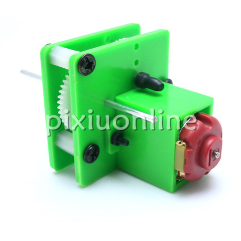 J008 130 Gear Motor Model C4 Production Suit for Teaching and Technology Green Plastic Gears DIY Parts Free Shipping Russia NA ► Photo 1/5