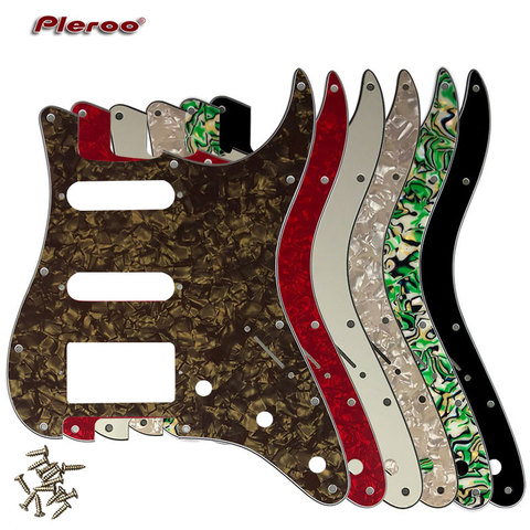 Quality Electric Guitar Parts For USA\ Mexico Fd Stratocaster 11 Holes HSS PAF Humbucker Guitar pickguard Scratch Plate ► Photo 1/6