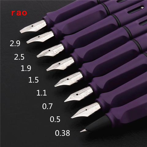 High quality 997 Purple  0.38/ 0.5/0.7/1.1/1.5/1.9/2.5/2.9mm Art calligraphy Nib school Student office stationery Fountain Pen ► Photo 1/6