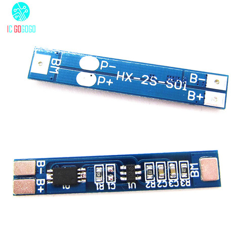 2 cell 2S 2A 7.4 8.4V Li-ion 18650 Lithium Lipo Battery BMS Protection Board PCB