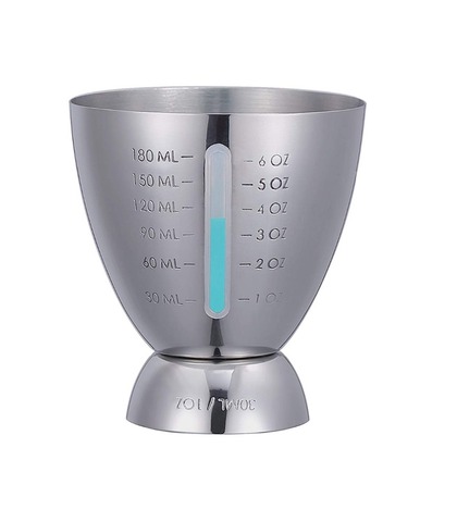 Measured Double 1-6 oz Measuring Jiggers Cocktail Bar Jigger Stainless Steel ► Photo 1/2