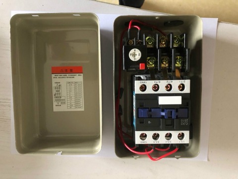 Magnetic starter QCX5-22 Plastic case Motor start switch  Motor protector 5.5KV 13A 380V ► Photo 1/5
