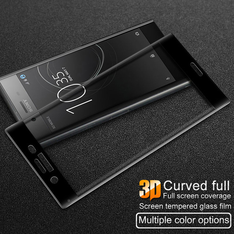 Full Cover Curved Tempered Glass For Sony Xperia XZ Premium Screen Protector protective film For Sony XZ Premium XZP glass ► Photo 1/6