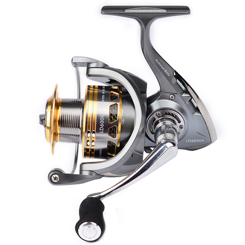 Aluminum alloy Fishing Reel 20KG Max Drag Sea Boat 1000-6000 Spinning Reel 14BB Stainless Steel Bearing Anti-Seawater ► Photo 1/1