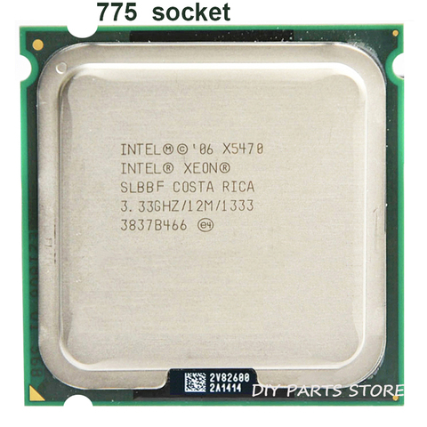 INTEL XEON X5470 CPU INTEL X5470 PROCESSOR  quad core 3.3MHZ LeveL2 12M  Work on LGA 775 motherboard ► Photo 1/1