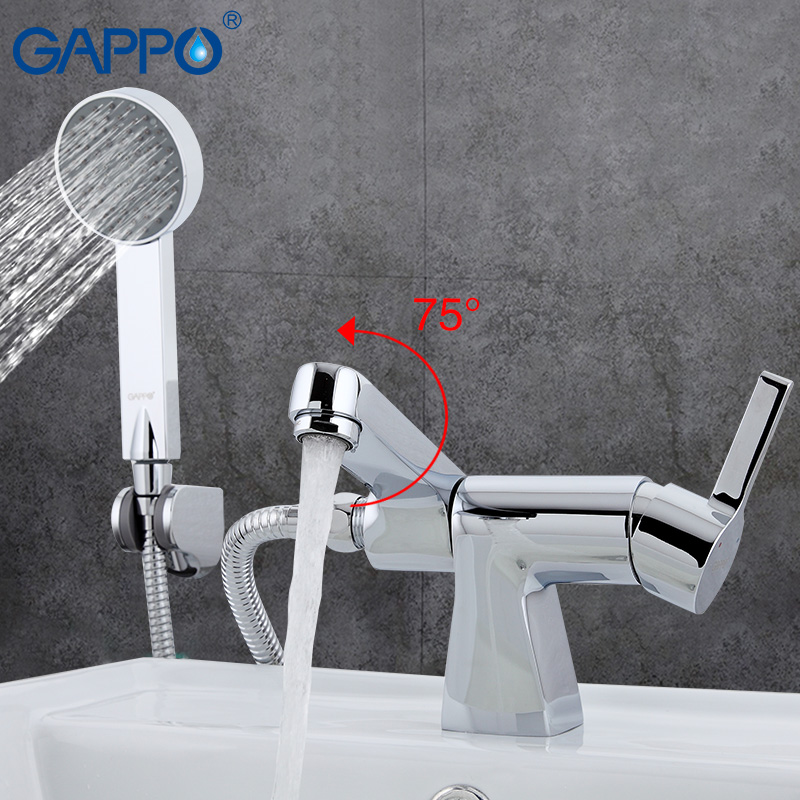 Gappo Bathtub Faucet Shower, Brass Bathtub Faucet