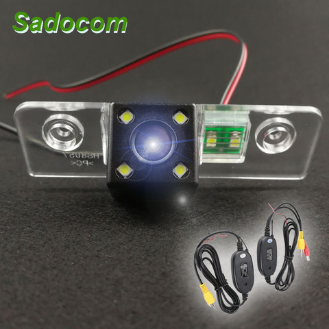 For Skoda Octavia 2008-2013 HD Car CCD 4 LED Night Vision Reverse Backup Parking Waterproof Rearview Reversing Rear View Camera ► Photo 1/6