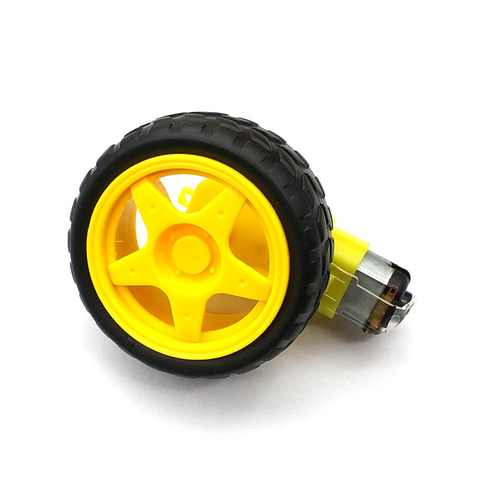 48:1 Plastic DC Drive Gear Motor wheel Tyre Tire For Smart Robot Car wheels High Quality ► Photo 1/1