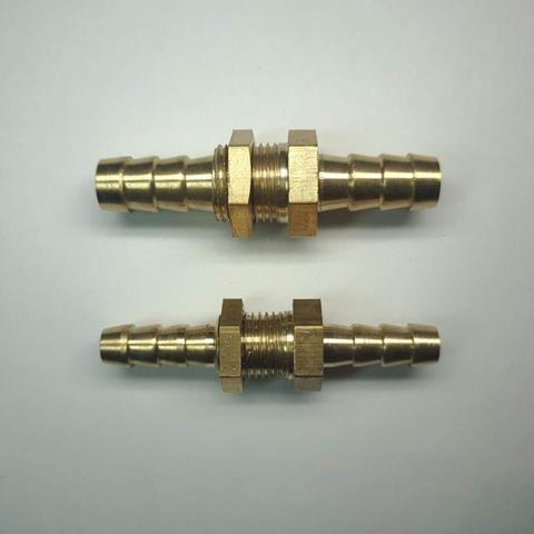 Reducing Fit 4/6/8/10mm Hose Brass Bulkhead Hosetail Hose Barb Pipe Fitting Connector ► Photo 1/2