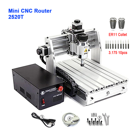 Cheap mini hobby MINI CNC woodworking router engraving milling machine for hobby diy ► Photo 1/6