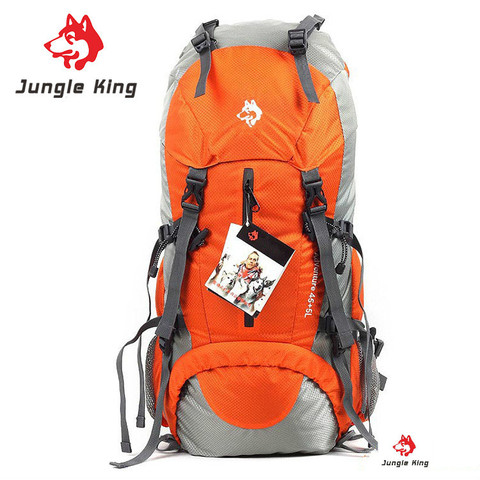Jungle King 50 l outdoor mountaineering bag professional men and women Nylon sports backpack ultralight camping backpack bag ► Photo 1/6
