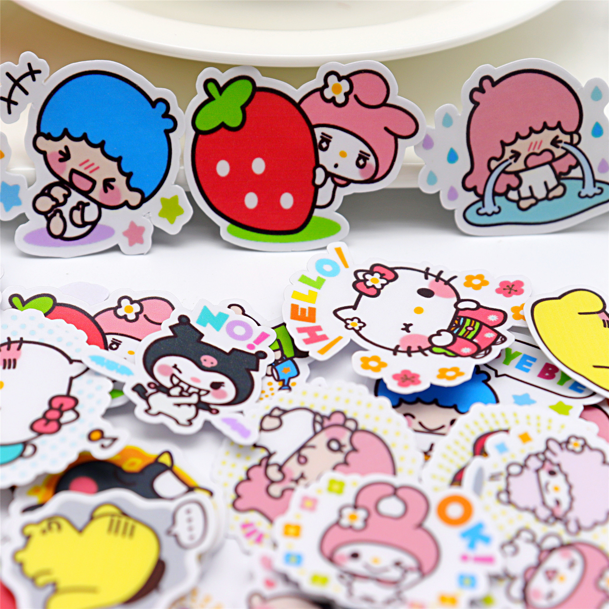40pcs Creative Cute Kawai self-Made My Melody Scrapbooking Stickers/Decorative Sticker/DIY Craft Photo Albums