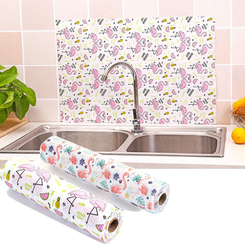 Kitchen Cabinets Pad Paper Cabinet Mat Can Cut Cartoon Animal Flamingo Drawer Shelf Liner Kitchen Stickers ► Photo 1/6