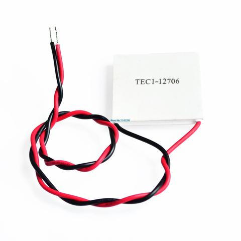 100% New the cheapest price TEC1 12706 TEC 1 12706 57.2W 15.2V TEC Thermoelectric Cooler Peltier (TEC1-12706) ► Photo 1/2