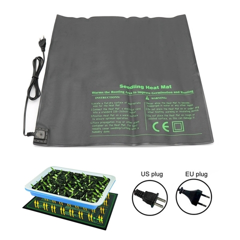 52x52cm 45W Seedling Heat Mat Plant Seed Germination Warm Hydroponic Heating Pad 110V/220V Garden Supplies ► Photo 1/6