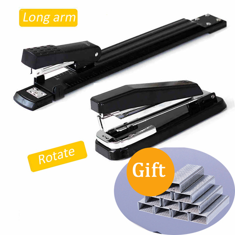 Long/Rotate Arm Stapler metal Special A3/A4 Sewing Machine Staple Lengthening Stapler Paper Stapling Office Stapler Bookbinding ► Photo 1/5