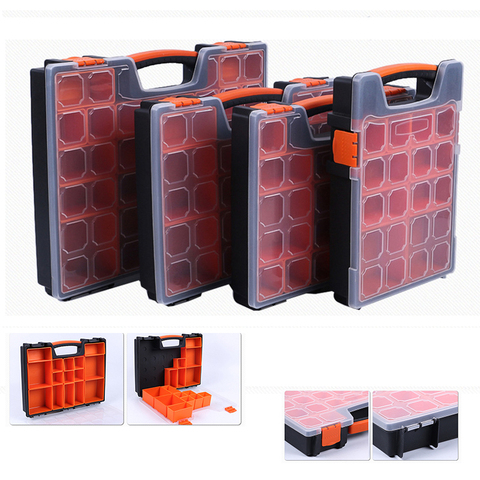 Tool Case Components Box Practical ABS Plastic Screw Tool Storage Box Screwdriver Hardware Accessories Toolbox with Locking ► Photo 1/5