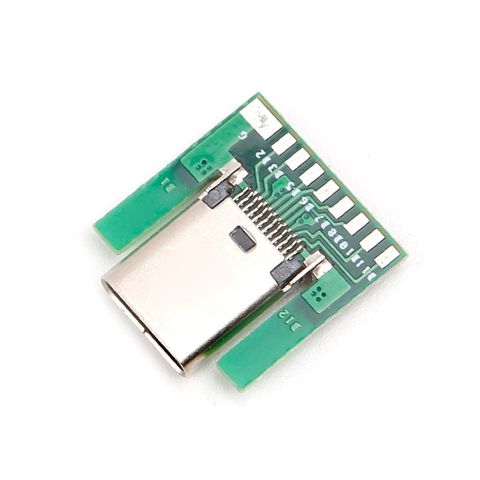 USB 3.1 Type C Female Socket Connector Plug SMT Type With PC Board DIY 24pin ► Photo 1/1