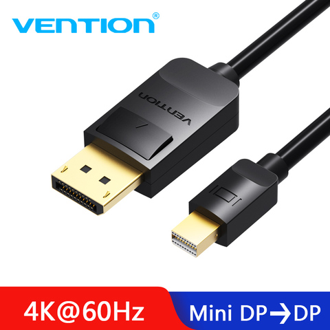 Vention Thunderbolt Mini displayport to Displayport Cable Mini DP to DP Cable Adapter Computer TV Converter for Macbook Pro Air ► Photo 1/6