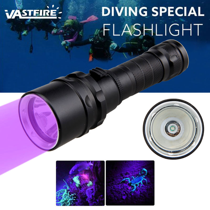 3w Underwater 50M Strong LED Diving Flashlight Waterproof Torch Lamp For Diver 