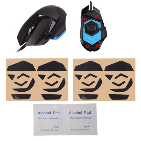 4 sets 0.6mm Mouse Skates Mouse Stickers Pad for Logitech G502 Laser Mouse ► Photo 1/6