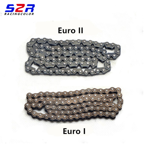 motorcycle YBR125   cam timing chain small roller chain Tank chain for Yamaha 125cc YBR 125 XTZ125 TTR transmission spare parts ► Photo 1/6