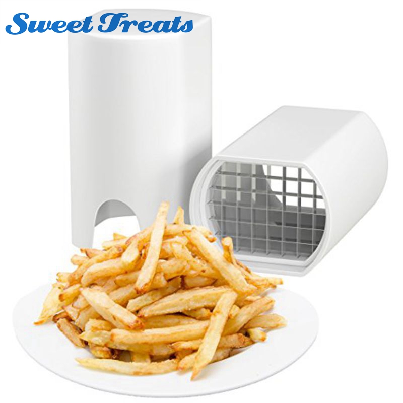 New Kitchen Fries One Step French Fry Cutter Potato Vegetable Fruit Slicer Tools 